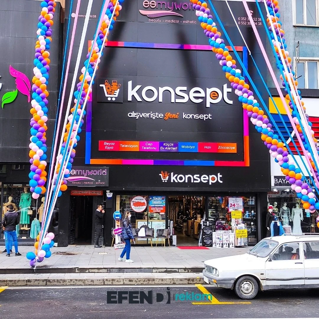 Efendi Reklam Konsept cephe uygulaması
